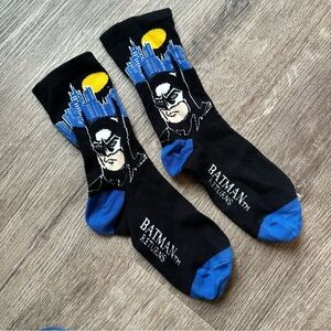 Batman Black and Blue Unisex Crew Socks
